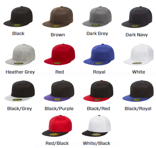 Fitted flat bill hats 2025