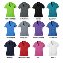Nike Dri Fit Vertical Mesh Womens Polo