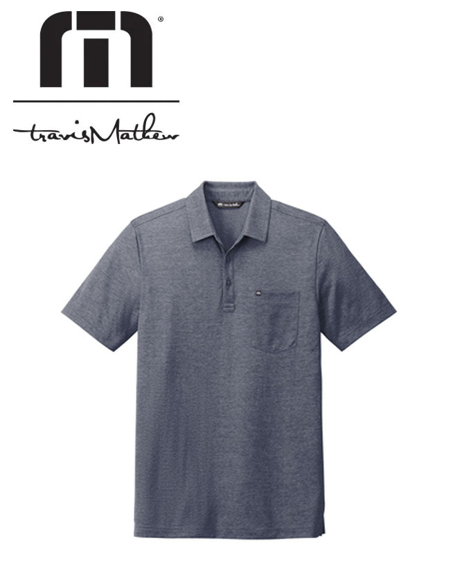 Travis Mathew Oceanside Heather Pocket Polo
