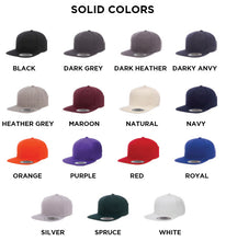 Yupoong Classics 6089 Flat Peak Snap Back Cap