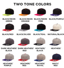 Yupoong Classics 6089 Flat Peak Snap Back Cap