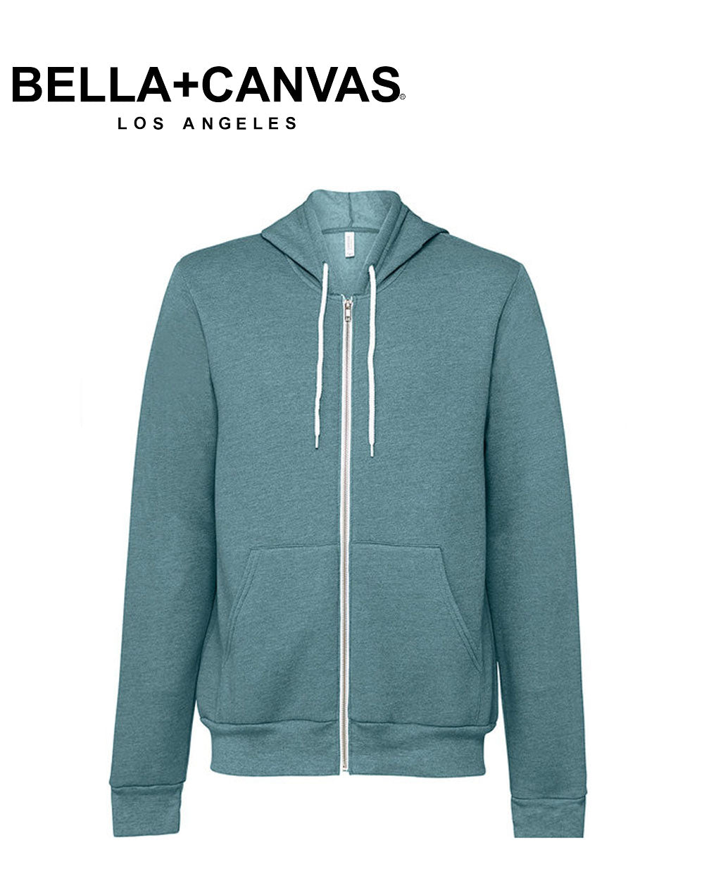 Canvas 3739 Sponge Fleece Full Zip Hoodie