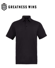 Greatness Wins Mens Athletic Tech Polo