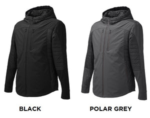 Spyder Powerglyde Hooded Mens Jacket