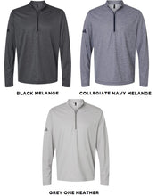 adidas Space Dyed Womens 1/4 Zip Pullover