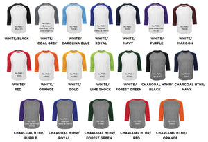 ATC Henley 3/4 Sleeve Baseball Youth Jersey Tee