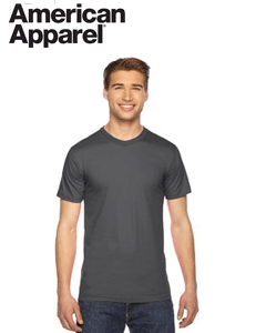 American Apparel Unisex Tee - Customize with your logo in screen printing or embroidery