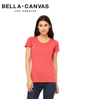 Bella Ladies Triblend Fitted Tee