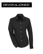 Devon & Jones Solid Stretch Twill Womens Dress Shirt