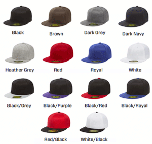 Flexfit 210 Flat Bill Pro Fit Hat