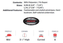 Flexfit 6195 Pinstripe Pro Fit Hat - DISCONTINUED