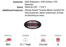 Flexfit 6511 Pro Fit Mesh Back Hat