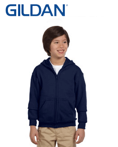 Gildan Youth Full Zip Hoodie