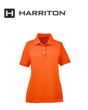 Harriton Pique Blend Womens Polo Shirt