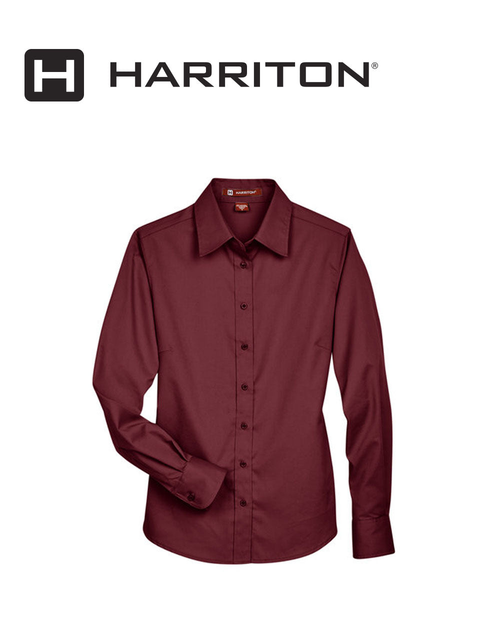 Harriton Easy Blend Womens Dress Shirt