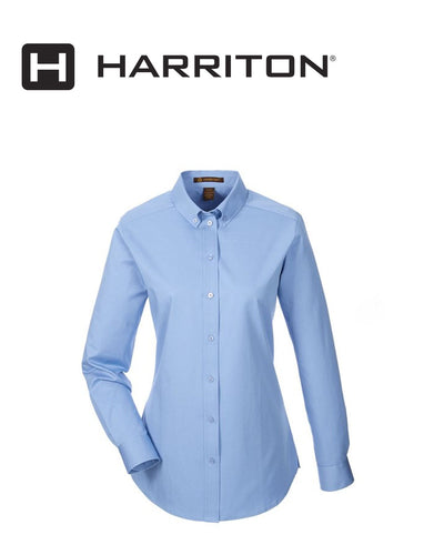 Harriton Foundation Cotton Womens Dress Shirt