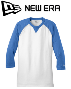 New Era NEA121 Sueded Baseball Tee