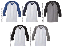 New Era NEA121 Sueded Baseball Tee