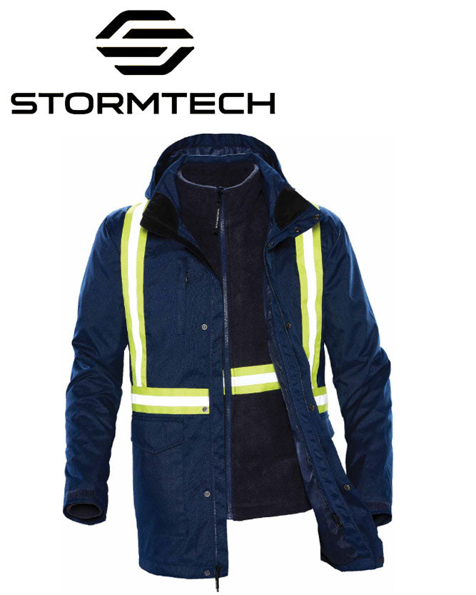 Stormtech TPX-3R Mens High Vis Vortex 3-in-1 Jacket