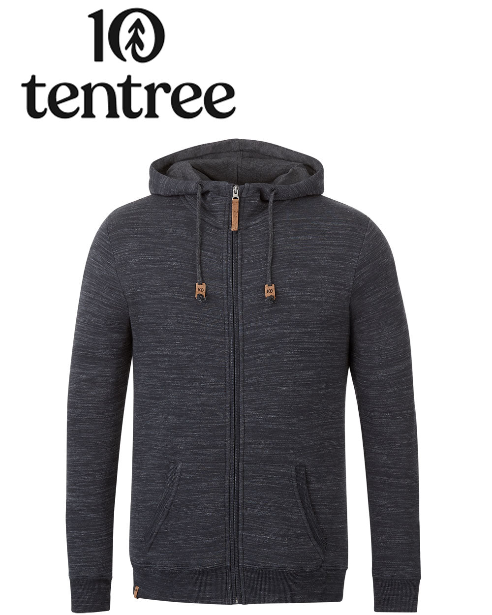 Ten Tree Space Dye Full Zip Mens Hoody