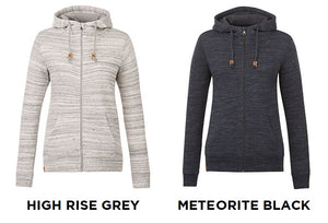 Ten Tree Space Dye Full Zip Womens Hoody