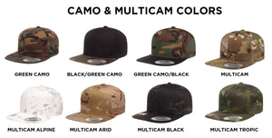 Yupoong Classics 6089 Flat Peak Snap Back Cap