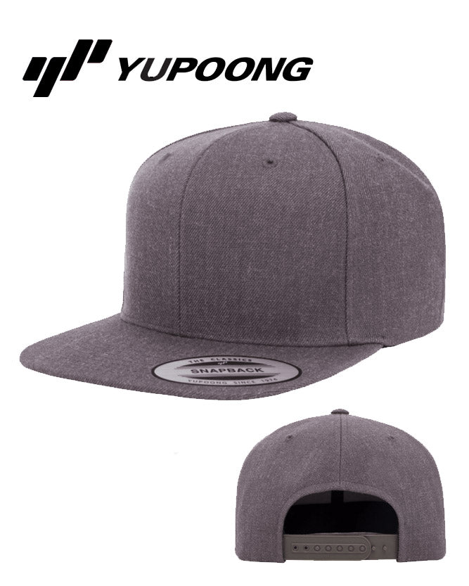Yupoong Classics 6089 Flat Peak Snap Back Cap