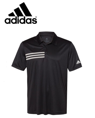 adidas Three Stripe Chest Mens Polo